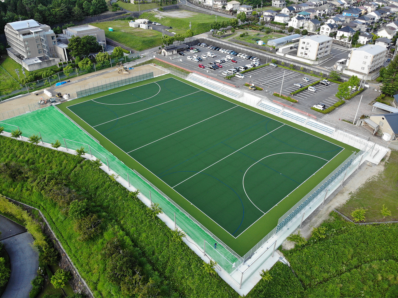 公認ホッケー場整備工事（竣工）写真